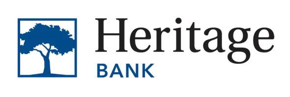 Space management software, Wisp by Apex42, client logo, Heritage Bank. Best space management tools for financial institutions.