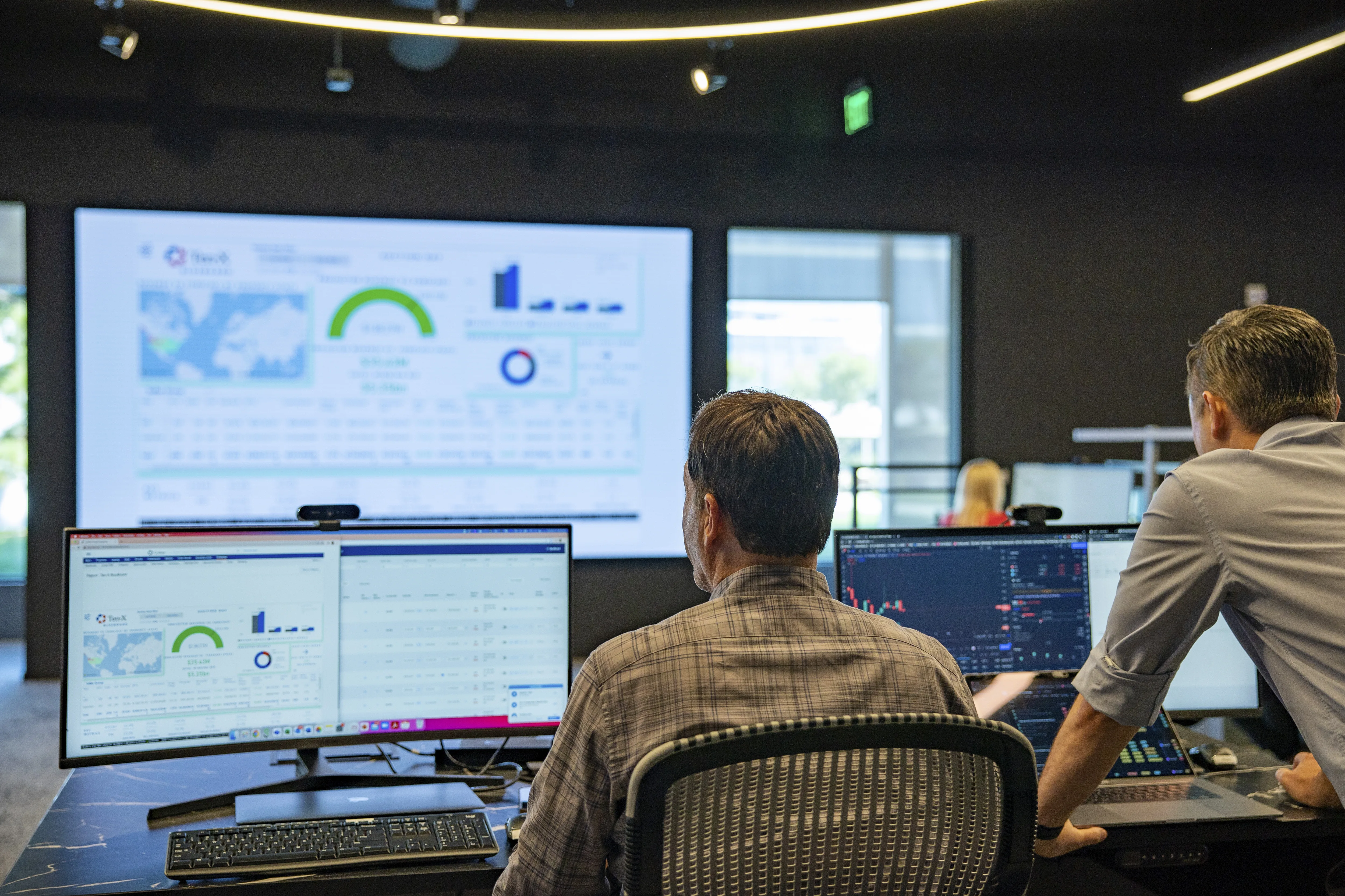 People calculating the return on investment for their space management system