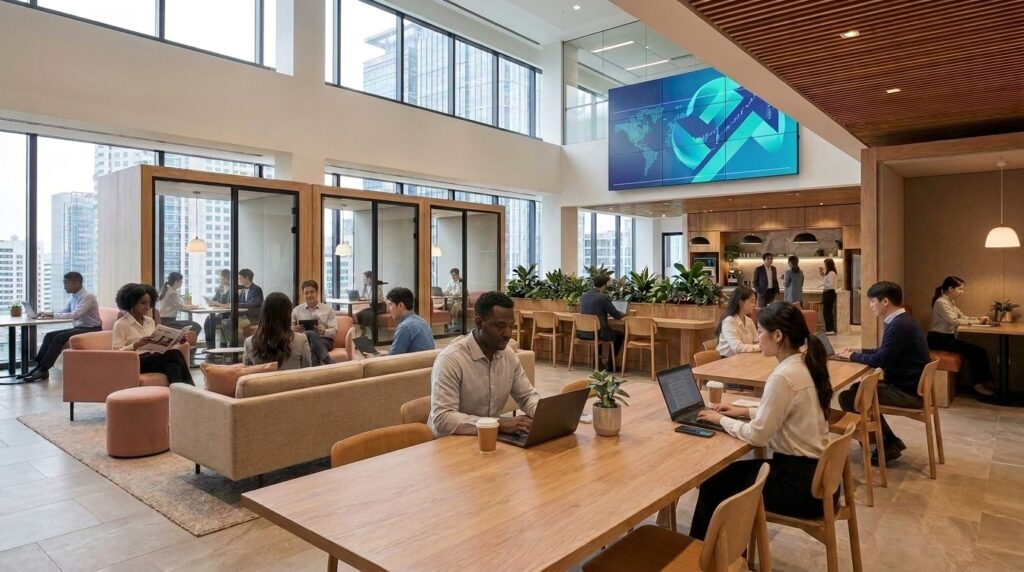 Corporate real estate leaders creating a move, add, change workflow in Wisp.